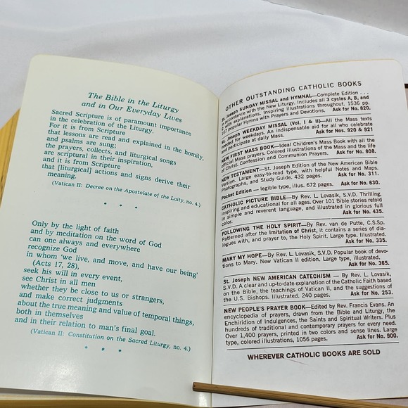 Pair of The New American Bibles: Saint Joseph Edition and 2001 American Standard - Picture 12 of 16